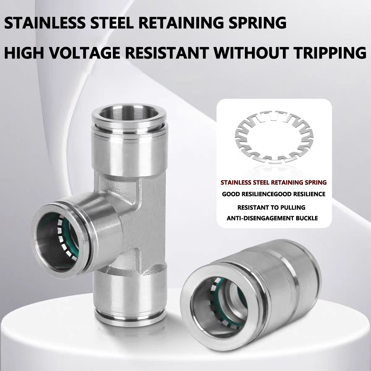 Pneumatic Hose Fitting 304 Sta - Compression Fitting Brass recension och pris